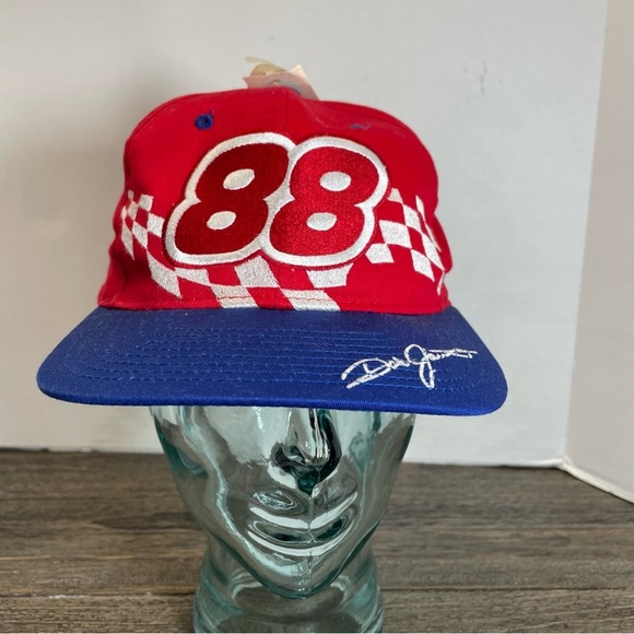 Raceday Other - NASCAR Red Hat with Logo Patch. Dale Jarrett. NWT. Cap. Race Day Apparel.